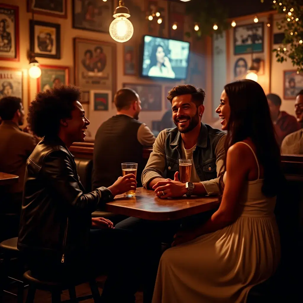 Сцена с выступлением кантри-группы на открытом воздухе в Нэшвилле.